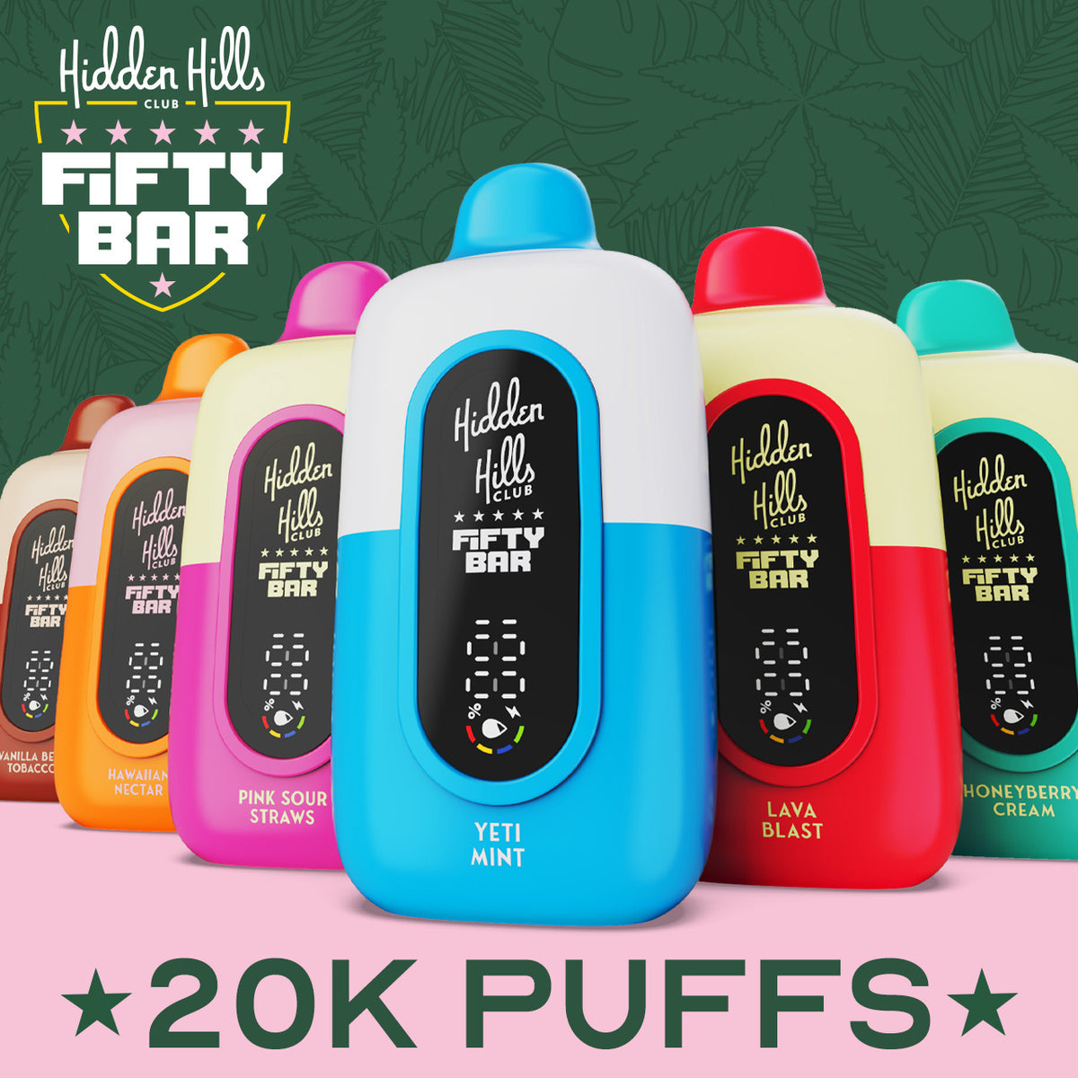 elf bar vape uk Fifty Bar 20K Hidden Hills Disposable– The V Spot Thousand Oaks