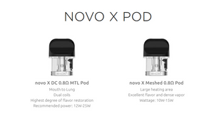 Smok Novo X Replacement Pods - The V Spot Thousand Oaks