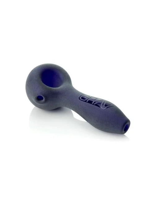 Grav Sand Blasted Spoon Hand Pipe
