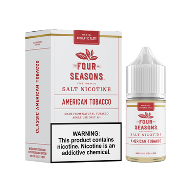 Four Seasons Salts American Tobacco (30mL) - The V Spot Thousand Oaks