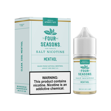 Four Seasons Salts Menthol (30mL) - The V Spot Thousand Oaks