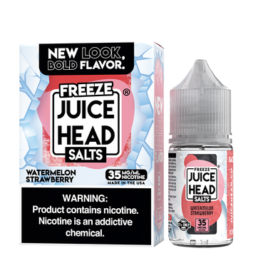 Juice Head Salts Watermelon Strawberry *FREEZE* - The V Spot Thousand Oaks