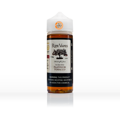 Ripe Vapes Platinum Tobacco 120mL - The V Spot Thousand Oaks