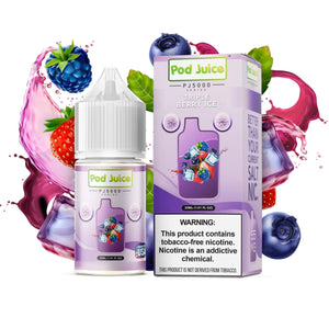 Pod Juice PJ5000 Triple Berry Iced - The V Spot Thousand Oaks