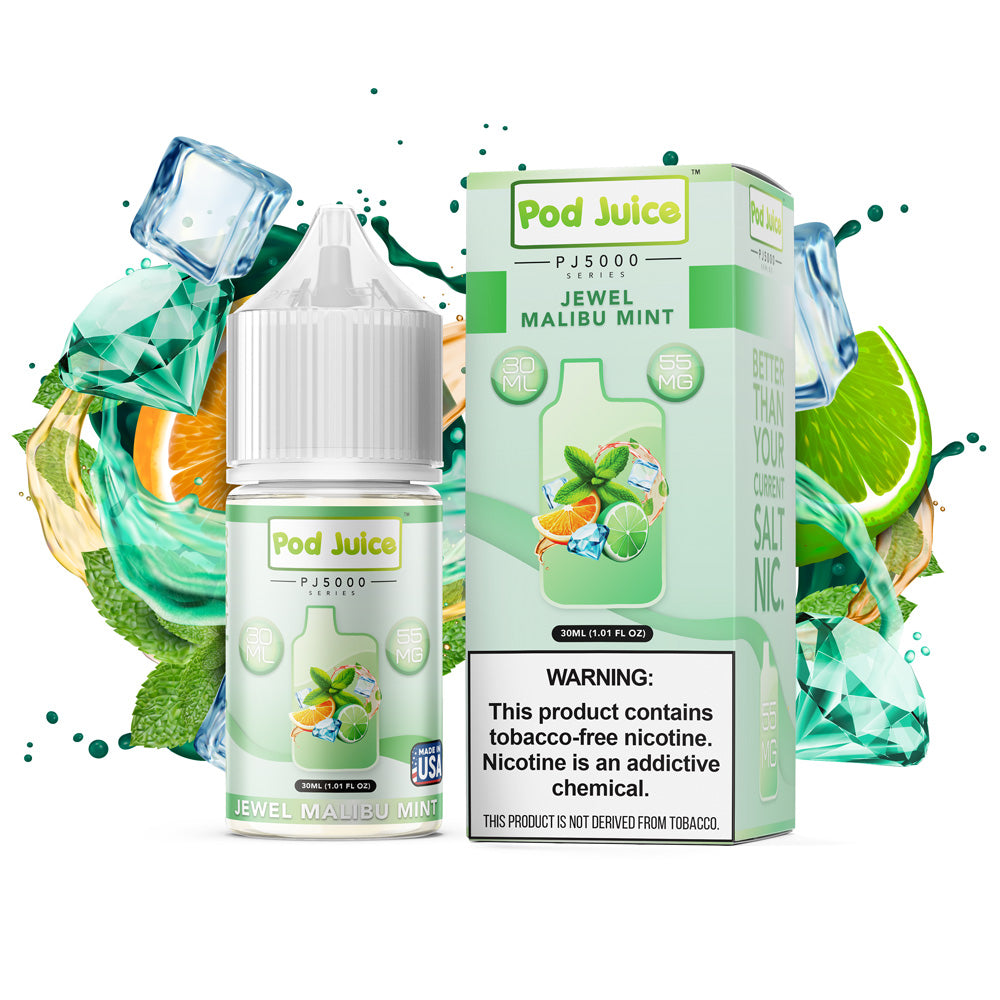 Pod Juice PJ5000 Jewel Malibu Mint - The V Spot Thousand Oaks