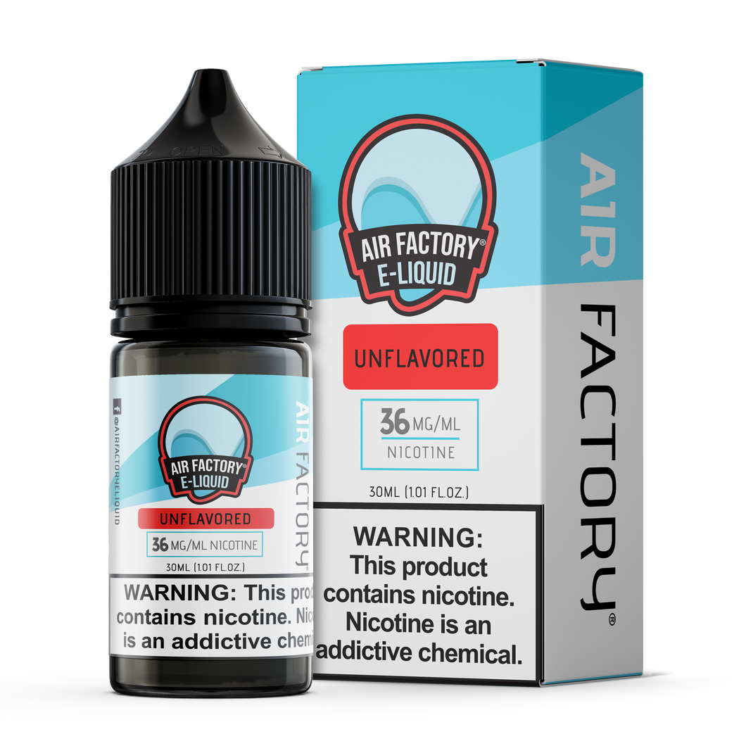 Air Factory Salt E-Juice - Unflavored - The V Spot Thousand Oaks