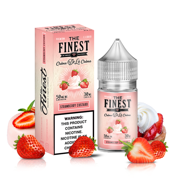 The Finest 30ml Salts - Strawberry Custard - The V Spot Thousand Oaks